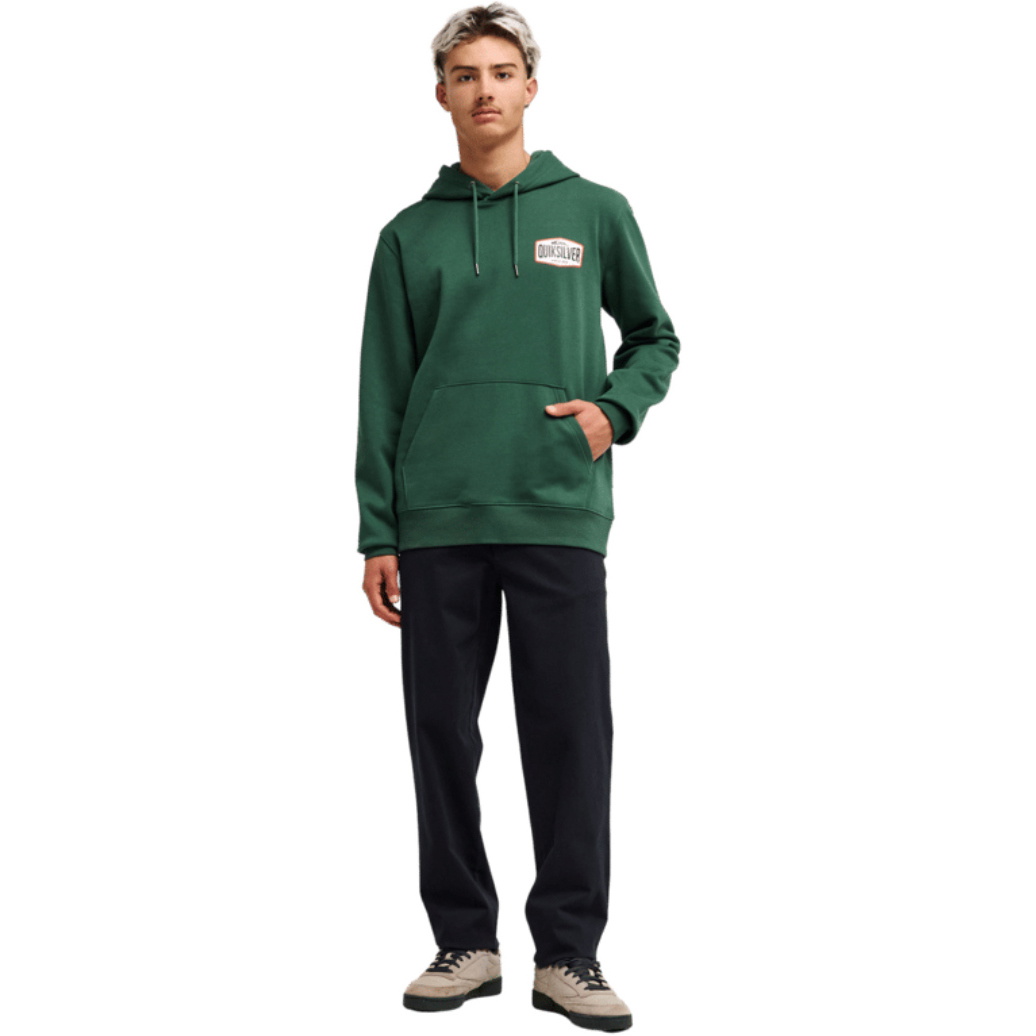 2026 Quiksilver Mens Surf Garage Hoodie EQYFT05236 - Forest
